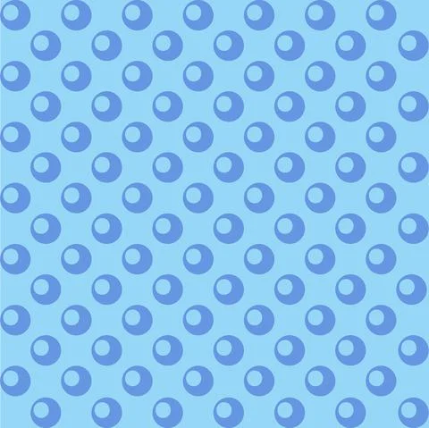 Simple Vector Seamless blue Polka Dot pattern イラスト素材