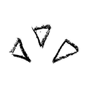 Simple vector sketch doodle crayon sunburst, isolated on white Stock Illustration