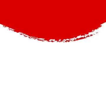 Simple vector square blank background, crayon red and white for indonesia i.. Stock Illustration