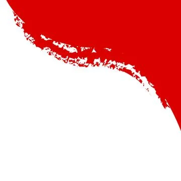 Simple vector square blank background, crayon red and white for indonesia i.. Illustrazione stock