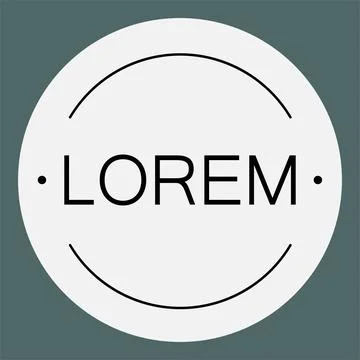 Simple Vector Sticker For General Usage Stock Illustration