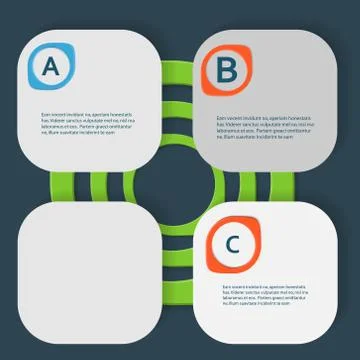 Simple vector with three-dimensional figures eps Stock Illustration