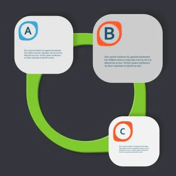 Simple vector with three-dimensional figures eps Stock Illustration