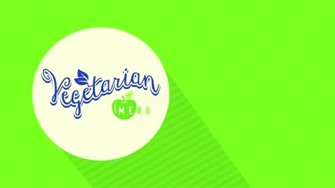 Simple vegetable nutrient performance cardboard idea with lively offset on Stock-Footage 130178527