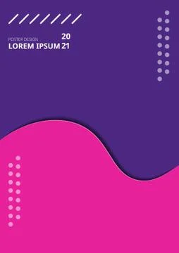 Simple vertical background. Material style concept. Design element. Template  Stock Illustration