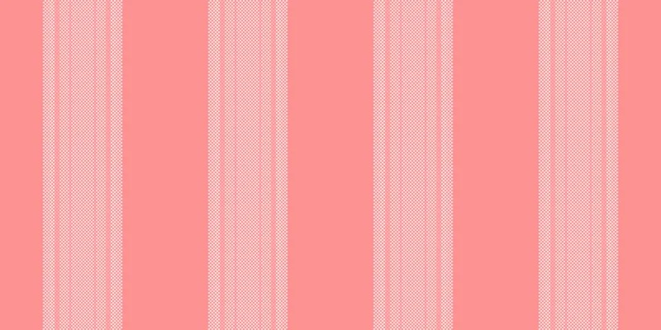 Simple vertical stripe pattern with varied coral pink hues. A classic design, Stock Illustration
