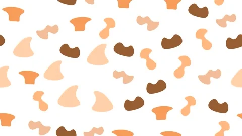 Simple video pattern abstract otange and brown figures Stock Footage 197464490