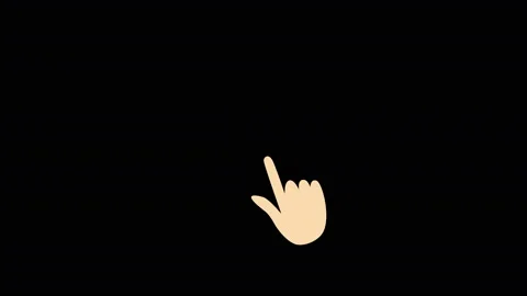 Simple video with spinning pointing index finger Stock Footage 226490645