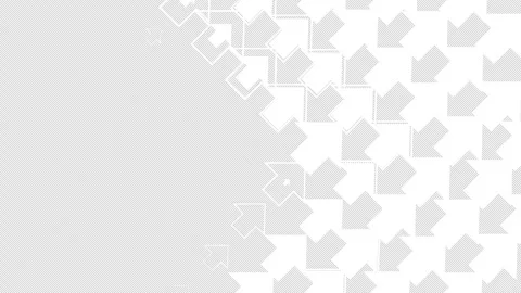 A simple video transition with white arrows on a black screen. Stock video with Stock Footage 264834830