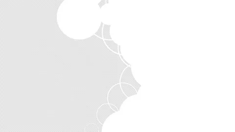 A simple video transition with white circles on a black screen. Stock Footage 265265900