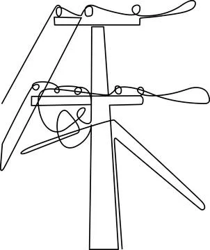 Simple vintage kite string and reel illustration Vector Stock Illustration