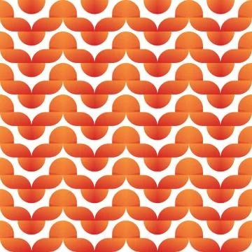 Simple Vintage wave seamless pattern or background イラスト素材