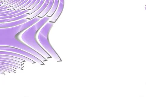 Simple wallpaper with white background and purple pattern on upper left angle Stock Illustration