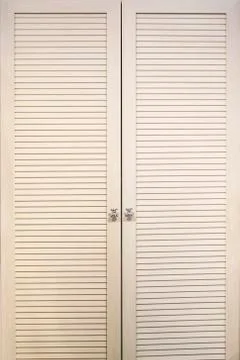 Simple wardrobe door 库存照片