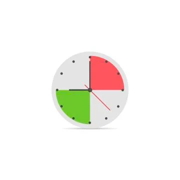 Simple watch icon Stock Illustration