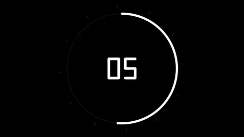 Simple watch with a minimalist modern design showing the concept of time and Stock Footage 345897743