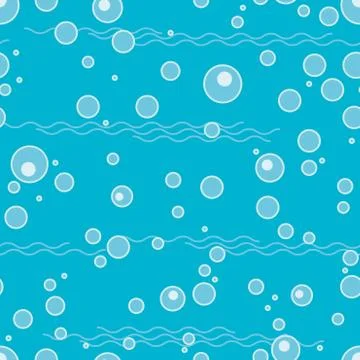 Simple Water Pattern Stock Illustration