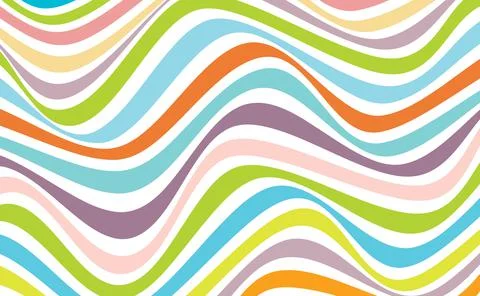 Simple wave background illustration. Poster, card, banner design. EPS 10. Stock Illustration
