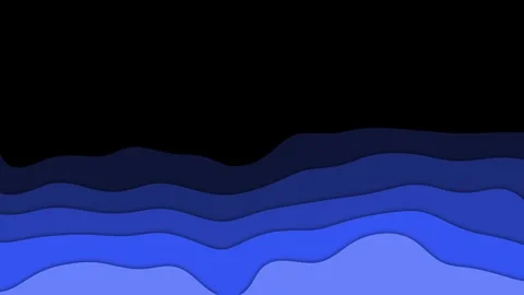 Simple waves animation Stock Footage 278511894