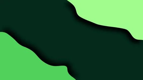Simple waves colored shapes with layers, 3d render modern creative, comput... Stock Photos