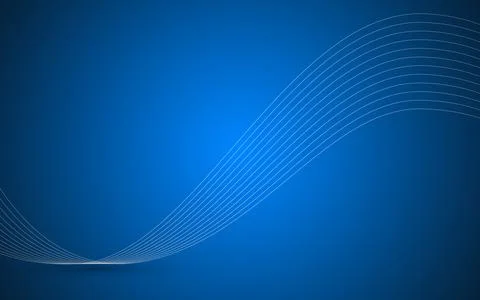 Simple wavy line vector illustration. Fully editable stroke object. イラスト素材
