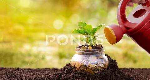Simple way to money saving Stock Photos