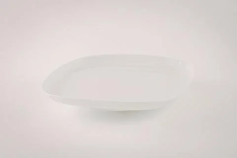 Simple white abstract modern shape design Stock Photos