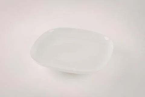 Simple white abstract organic shape design Stock Photos