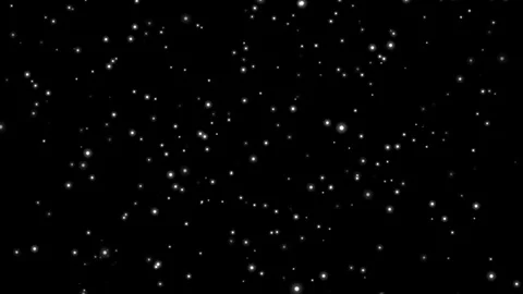 Simple White Abstract Stars Glow Globes Cosmos Motion Background Loop 1 Stock Footage 71754318