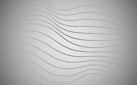 Simple white background design with wavy line pattern Stock Illustration