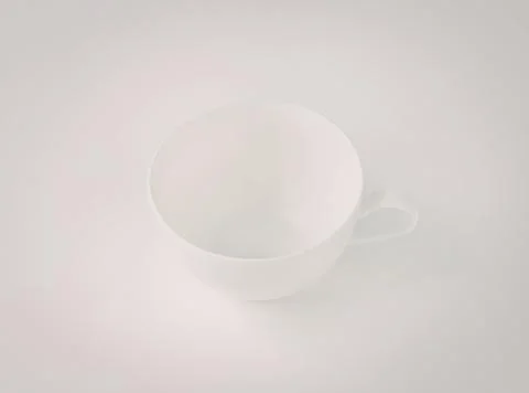 Simple white circle on plain background Stock Photos
