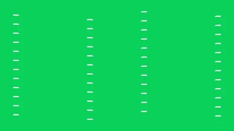 Simple white line animation video on green background Stock Footage 344250528