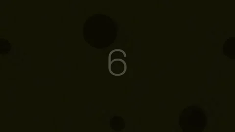 Simple white number nine on black background isolated for motion graphics Stock Footage 342116837