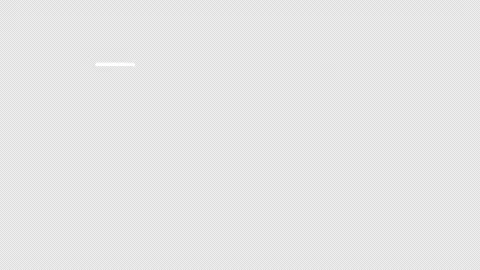 Simple white rectangle outline UI frame animation on transparent background. Video stock 337090270