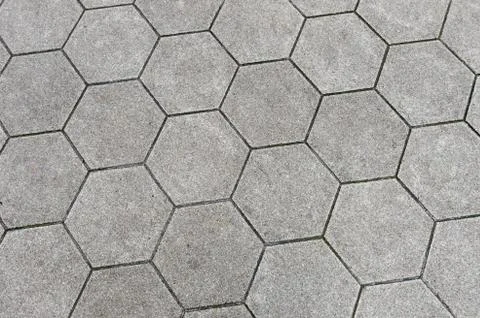 A simple white texture pattern of hexagons as a background Stock-Fotos