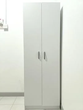 A simple white wardrobe Stock Photos