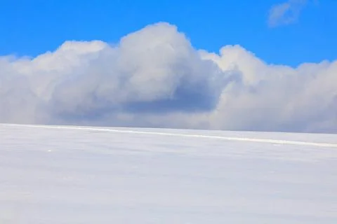 Simple winter background with blue sky Simple winter background with beaut... Stock Photos