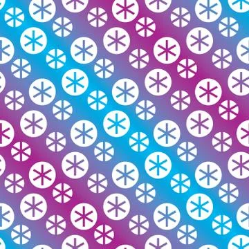 Simple winter geometric swatch. Stock Illustration