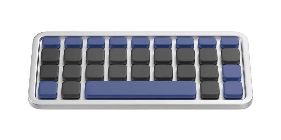 Simple wireless computer keyboard 스톡 일러스트