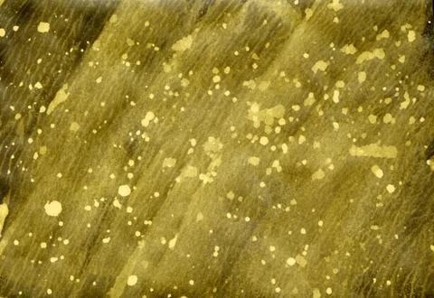 Simple yellow abstract  background with drops, smears, stripes and stains. Stock Illustration