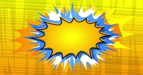 Simple Yellow Blue Background. Pop Art Style Stock Footage 167678911
