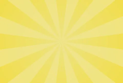 Simple yellow sunburst retro background Stock Illustration