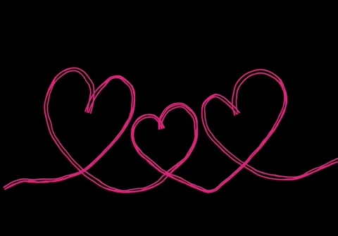 A simple yet captivating heart flickering animation 스톡 동영상 303456653