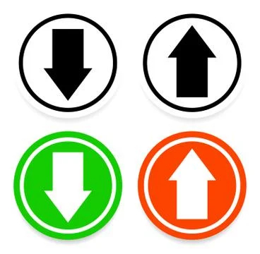 Simple yet stylish arrows Stock Illustration