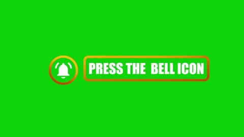 Simple YouTube Press The Bell Animation Stock Footage 197676328