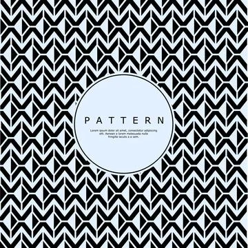 Simple zig zag square abstract pattern design. Fancy diamond stripe line pattern Stock Illustration