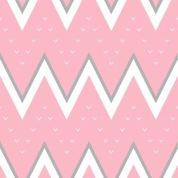 Simple zigzag seamless Pattern Background Wallpaper Stock Illustration