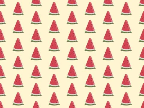 Simplicity and repetition on a seamless spring pattern. Stock Illustration