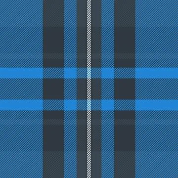 Simplicity check textile texture, deep vector plaid tartan. Swatch pattern .. Stock Illustration