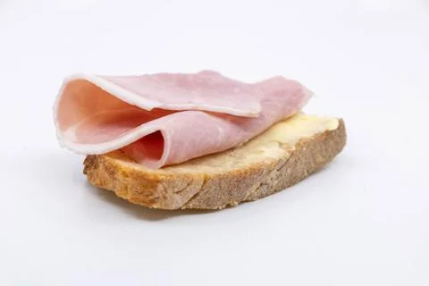 Simplicity in cooking - Just a ham Foto stock